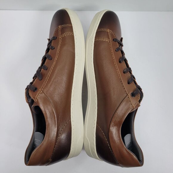 Bruno Magli Diego Men's Brown Leather Casual Dress Sneakers US Size 13M - Picture 6 of 8